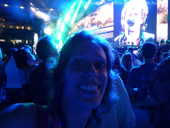 Marie-Hélène Cyr - Spectacle de Bon Jovi au Gillette Stadium, MA, États-Unis (24 juillet 2010)
